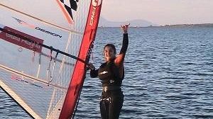 La marsalese Giulia Alagna verso i giochi olimpici di windsurfing