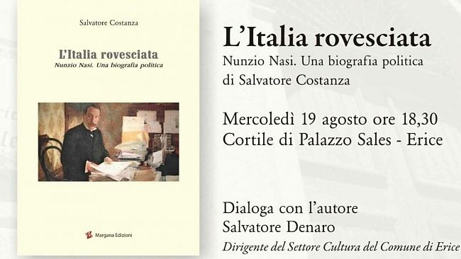 Erice, oggi la presentazione del libro di Salvatore Costanza sulla biografia politica di Nunzio Nasi