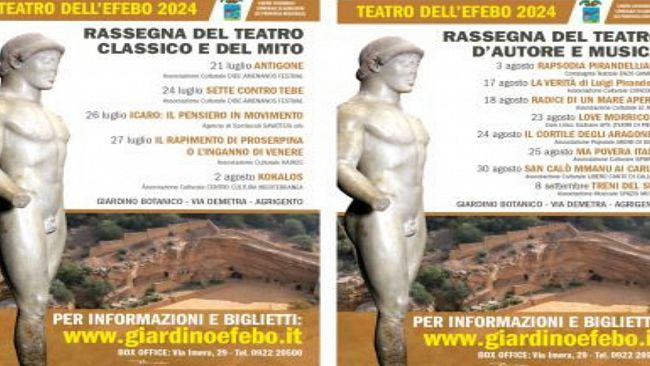 Teatro dell’Efebo, presentato il cartellone degli spettacoli del 2024 
