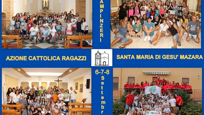 Mazara, parrocchia S. Maria di Gesù: si è concluso il campo scuola 