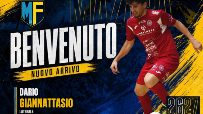 ​Futsal Mazara, altro colpo dalla Serie A: ufficiale Dario Giannattasio