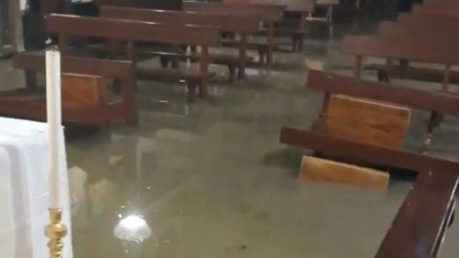 Maltempo ad Alcamo, il Santuario (di nuovo) allagato!