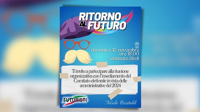 Mazara, Amministrative 2024, ”Ritorno al Futuro”: Nicola Cristaldi scende in campo