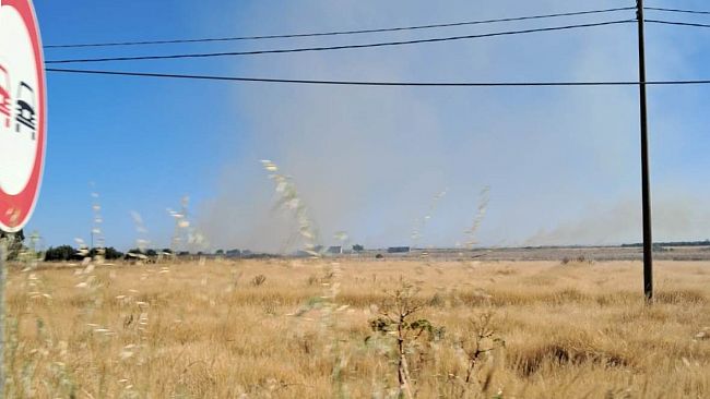 Mazara-Campobello, roghi nella vegetazione e sciare di contrada San Nicola  