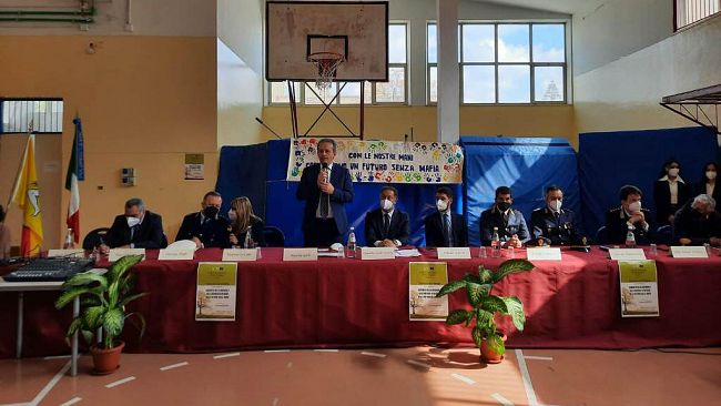 Sindaco, Assessore Milazzo e Presidente Sturiano, alla manifestazione di Libera