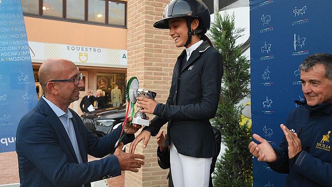 Vittoria Lombardo conquista la medaglia d'argento alla finale nazionale del salto ostacoli