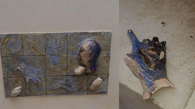 Mazara, vandali distruggono pannello in ceramica in Vicolo Vipera. La videosorveglianza please…