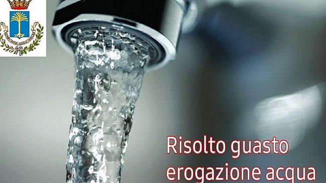 Sostituita una delle elettropompe, da domani riprende la normale erogazione idrica in città
