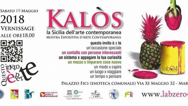 “Kalòs, la Sicilia dell’arte contemporanea” dal 20 maggio al 3 giugno nella Chiesa di San Pietro a Marsala