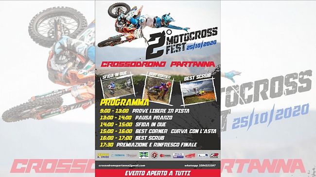 Partanna, domenica c’è il motocross fest