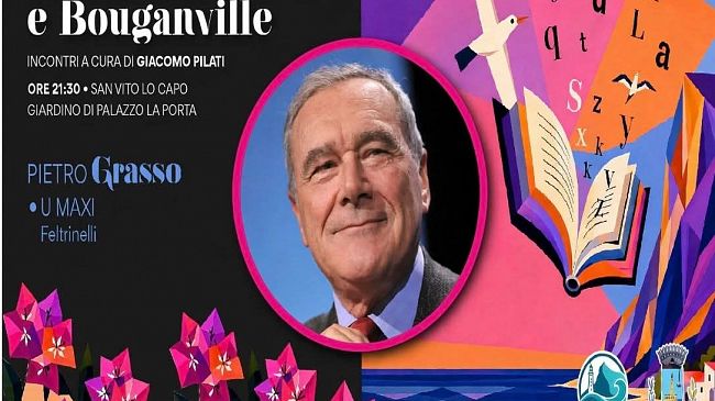 San Vito Lo Capo. Pietro Grasso racconta il Maxiprocesso a “Libri, autori e bouganville”