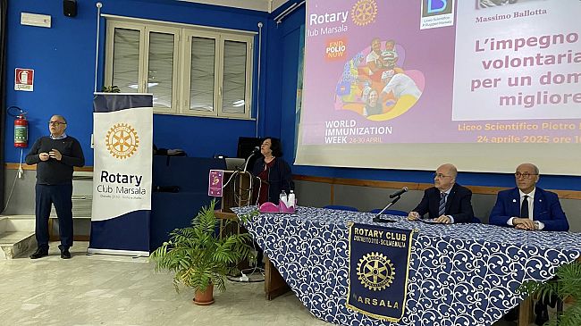 Marsala, Rotaty club: esperienza formativa al Liceo Scientifico Pietro Ruggieri