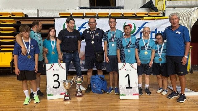 Gli atleti della ASD Paralimpica