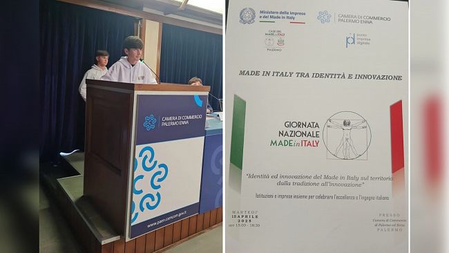 L’I.S. “Florio” di Erice alla Camera di Commercio di Palermo per la Giornata Nazionale del “Made in Italy