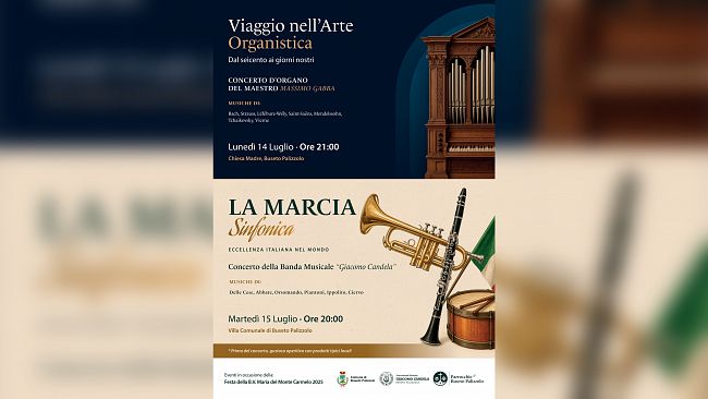 Buseto Palizzolo celebra la sua patrona con due serate di grande musica