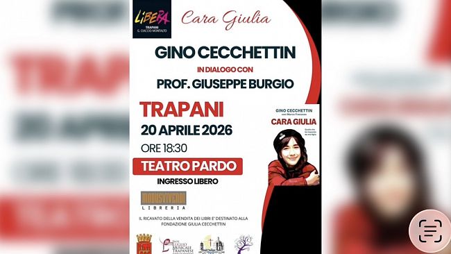 Gino Cecchettin a Trapani per presentare il libro 