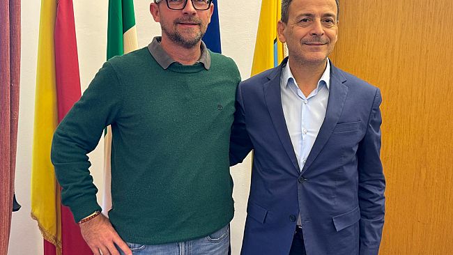 Cordiale incontro tra il Sindaco di Mazara ed il Sindaco di Carpignano Sesia 