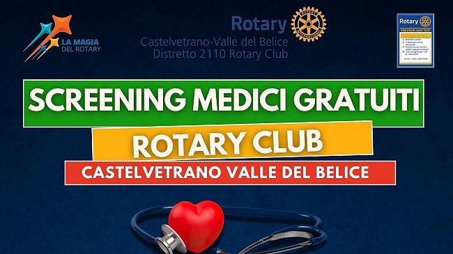 ​Rotary Club Castelvetrano Valle del Belice: Screening Medico Gratuito per la Comunità