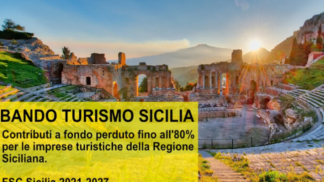 Regione Sicilia mette a disposizione 135 milioni di euro per il rilancio del turismo