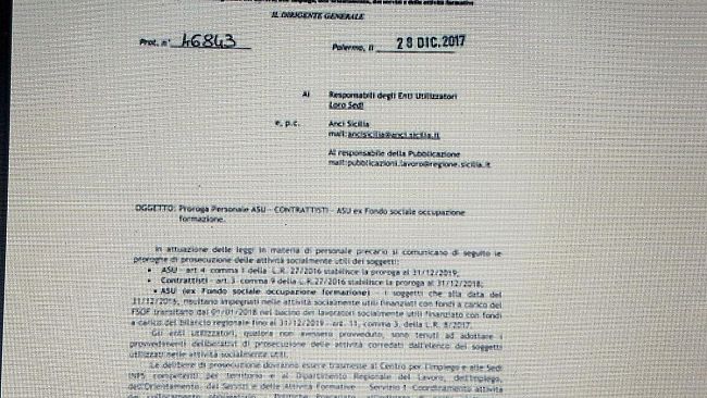 Mazara, Precari, “un teatrino, vicenda penosa che rischia creare molti danni al Comune”. L’USB esorta il Sindaco Cristaldi a ravvedersi