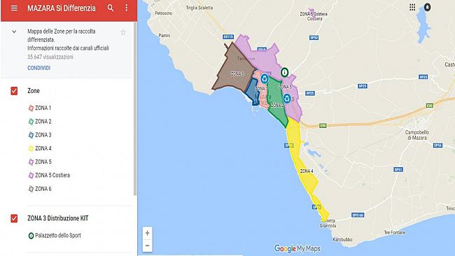 Mazara: Servizio Porta a Porta Zona 3 e distribuzione KIT zona 4 e zona 5