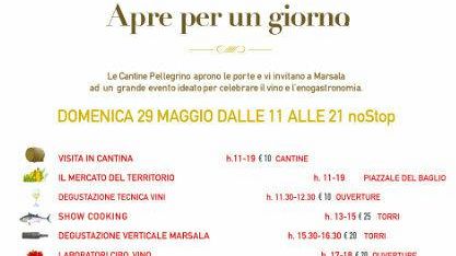 Marsala, Open Day alle Cantine Pellegrino