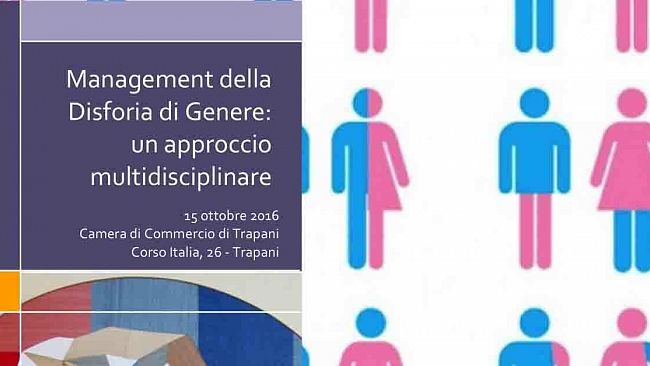 Trapani, Sabato 15 Ottobre conferenza stampa/meeting “Management della Disforia di Genere” presso la Camera di Commercio di Trapani
