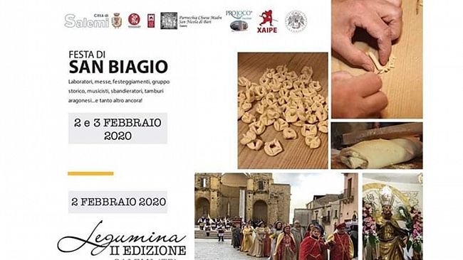 Il 3 febbraio, San Biagio, si rinnova la festa del Santo compatrono di Salemi