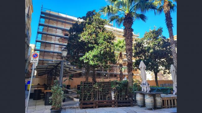 Trapani, lavori fermi a palazzo Lucatelli