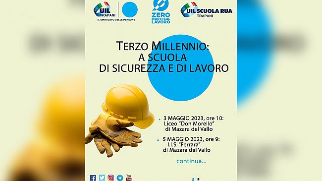​“Terzo Millennio: a scuola di sicurezza e di lavoro”