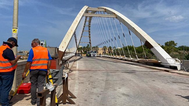 Mazara, oggi transito consentito sul ponte Delia Arena