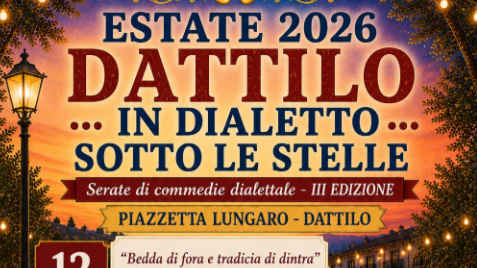 A Dattilo torna il teatro sotto le stelle: al via la III edizione della rassegna di commedie in dialetto