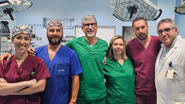 Delicato intervento chirurgico al