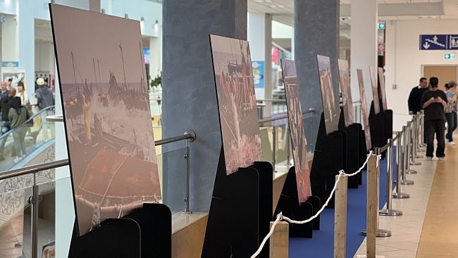Castelvetrano, inaugurata la mostra fotografica “Il Principe dei Mari” al Centro Commerciale Belicittà