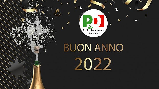 Buon 2022, gli auguri del PD di Partanna