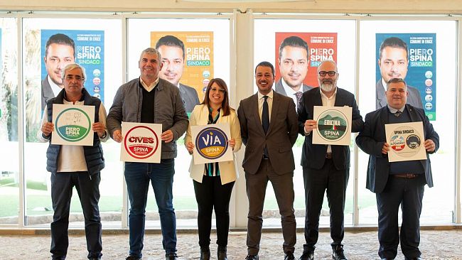 Erice, Piero Spina ufficializza la candidatura a sindaco e le liste a sostegno
