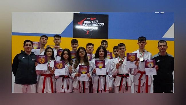 Mazara: gli atleti del Fighter Taekwondo conquistano 6 medaglie