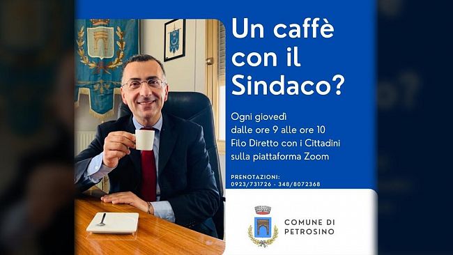 Filo diretto con i cittadini di Petrosino: “Un Caffè con il Sindaco”