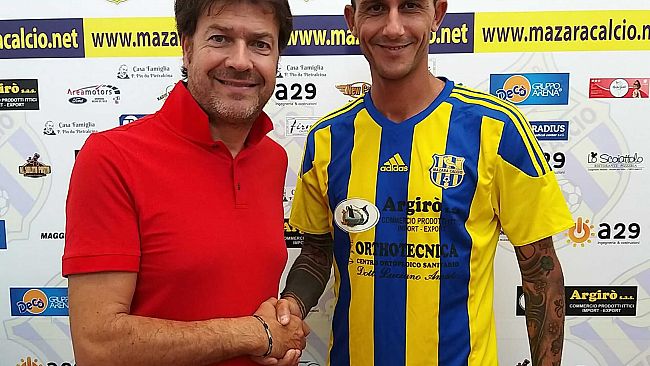 Colpo grosso nel Mazara Calcio, tesserato il forte centravanti Roberto Cortese