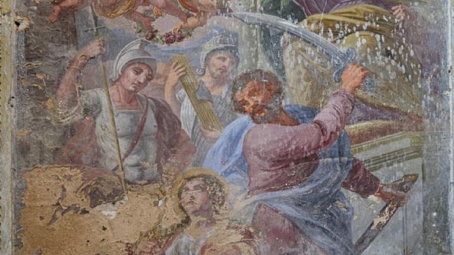 Torna alla luce un affresco del ‘700 presso la Chiesa di San Francesco di Paola