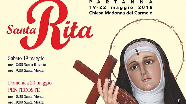 Partanna,  presso la chiesa del Carmelo si festeggerà Santa Rita da Cascia