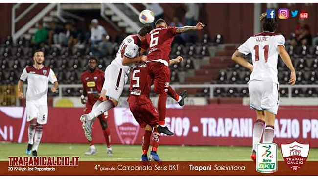 Sconfitta amara per il Trapani. Altro stop contro la Salernitana