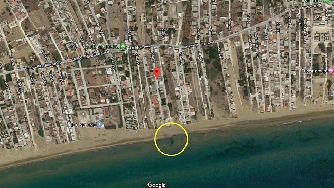 Un presunto ordigno bellico segnalato dalla Capitaneria di porto nei pressi della via 151 a Triscina