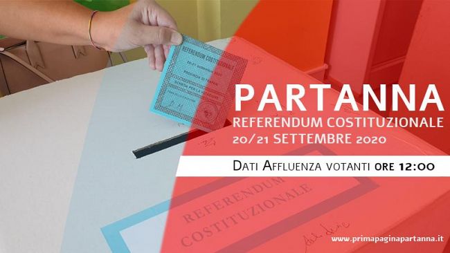 Partanna, Referendum, affluenza alle urne ore 12