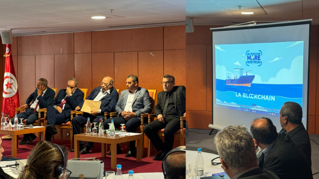 Presentate le attività del progetto Blockchain Mare Nostrum durante un incontro in Tunisia