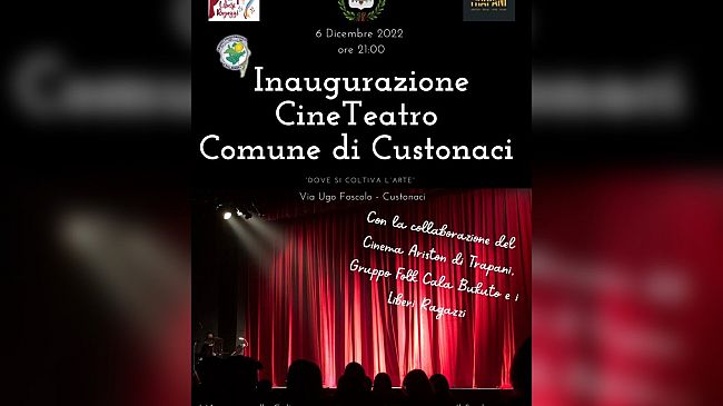 Custonaci, riapre il Cine Teatro Comunale