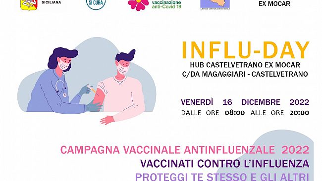 Hub Vaccinale ex Mocar, l'Asp promuove l'influ-day per vaccinarsi
