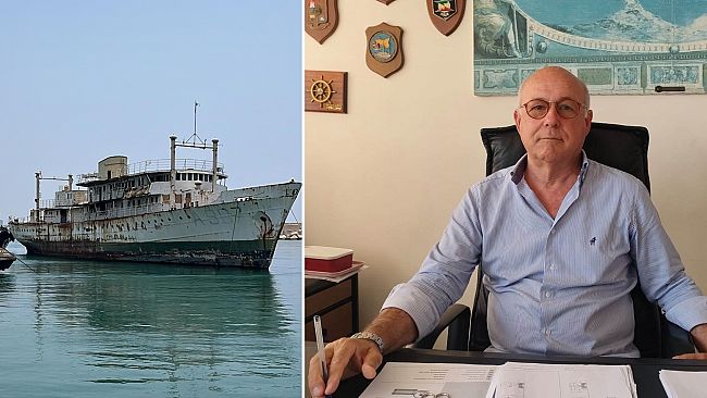 Mazara, il costruttore Nicola Giacalone ci spiega come ex nave della marina olandese diventerà yacht di lusso