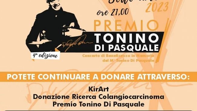 Trapani, tutto pronto per la quarta edizione del Premio “Tonino Di Pasquale”