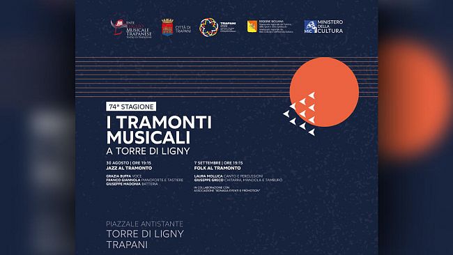 Tramonti musicali a Torre di Ligny: nuova rassegna del Luglio Musicale Trapanese